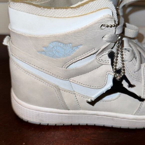 Jordan 1 High Zoom Air CMFT Grey Fog Women's Size 7.5 Sneakers - Picture 5 of 13